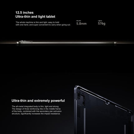 Xiaomi Pad 7S Pro 12.5 inch, 16GB+1TB, HyperOS 2, XRING O1 3nm Deca Core CPU, 16GB+1TB