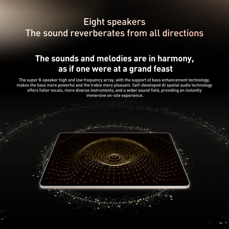 Honor MagicPad3 13.3 inch WiFi Tablet PC, 8GB+256GB MagicOS 9.0.1 Qualcomm Snapdragon 8 Gen3 Octa Core, 8GB+256GB