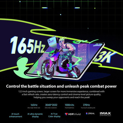 Honor Pad GT2 Pro WiFi Tablet PC, 12.5 inch 16GB+512GB MagicOS 9.0.1 Qualcomm Snapdragon 8 Gen3 Octa Core