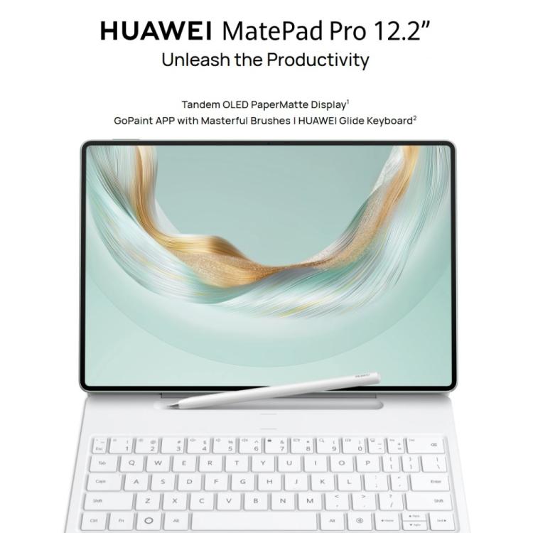 HUAWEI MatePad Pro 12.2 inch 2025 WiFi Soft Light Screen, 12GB+512GB, HarmonyOS 5.0 Hisilicon Kirin 9020A, Not Support Google Play
