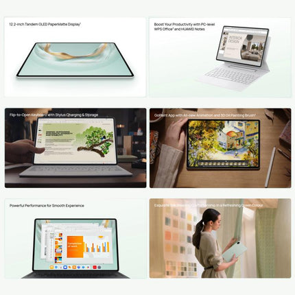 HUAWEI MatePad Pro 12.2 inch 2025 WiFi Soft Light Screen, 12GB+512GB, HarmonyOS 5.0 Hisilicon Kirin 9020A, Not Support Google Play, 12GB+512GB, Soft Light