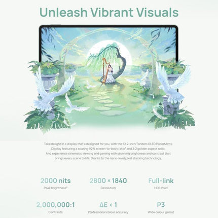 HUAWEI MatePad Pro 12.2 inch 2025 WiFi Soft Light Screen, 12GB+512GB, HarmonyOS 5.0 Hisilicon Kirin 9020A, Not Support Google Play, 12GB+512GB, Soft Light