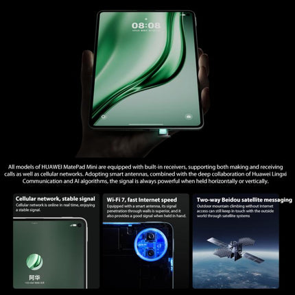 HUAWEI MatePad Mini 5G 8 inch, 12GB+256GB, HarmonyOS 5.1 Hisilicon Kirin 9010, Not Support Google Play
