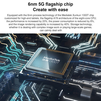 MagicUI 5.0(Android R) MediaTek 1300T Octa Core, Support Dual WiFi / Bluetooth / GPS, Not Support Google Play