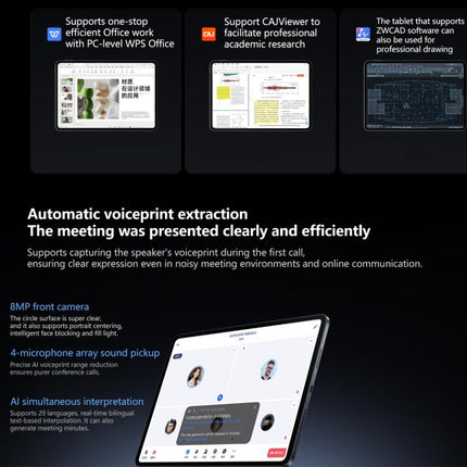 Xiaomi Pad 8 11.2 inch, 12GB+256GB, HyperOS 3 Qualcomm Snapdragon 8s Gen4 Octa Core