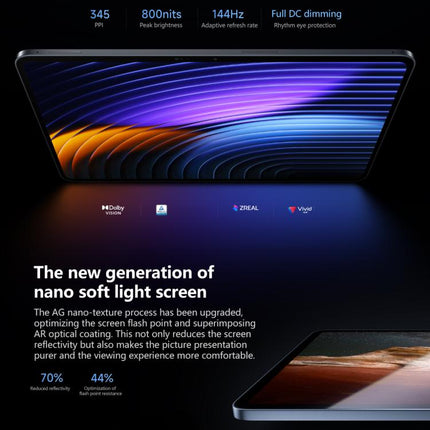 Xiaomi Pad 8 Pro 11.2 inch, 8GB+256GB, HyperOS 3 Qualcomm Snapdragon 8 Elite Octa Core, 8GB+256GB
