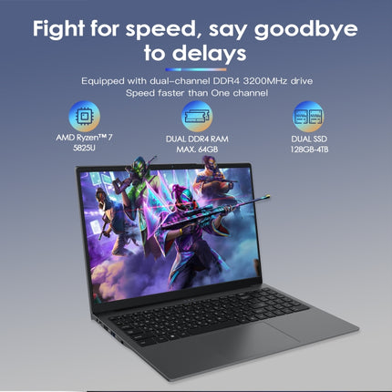 GXMO G156 15.6-Inch Laptop