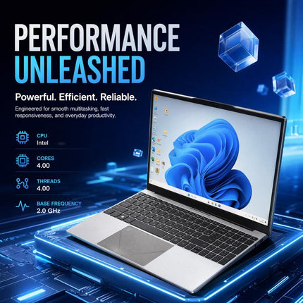 E157 15.6 inch Lightweight Laptop, 8GB+256GB, Windows 11 Intel Celeron N5095 Quad Core, US Plug, Intel N5095