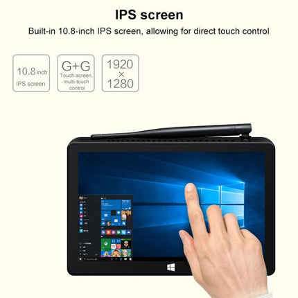 PiPo X10 10.1 inch All-in-One Mini PC, 12GB+256GB, Windows11 Intel Alder Lake-N100 Quad Core, US Plug, X10 RK3399