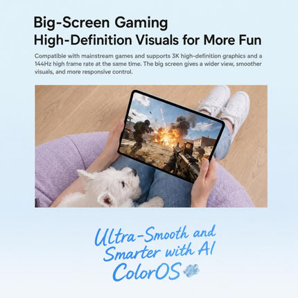 OPPO Pad 6 12.1 inch Soft Light Screen Tablet PC, 12GB+256GB, ColorOS 16 MediaTek Dimensity 9500s Octa Core, 12GB+256GB Soft Light