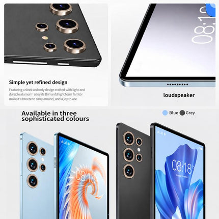 BDF H39 10.1 inch 4G LTE Tablet PC, 6GB+128GB, Android 10 MTK6750 Octa Core, Support Dual SIM, US Plug, 8GB+256GB, US Plug