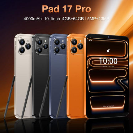 Pab 17 Pro 10.1 inch 4G LTE Tablet PC, 4GB+64GB, Android 10 MTK6755 Octa Core, US Plug, US Plug