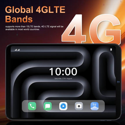 Pab 17 Pro 10.1 inch 4G LTE Tablet PC, 4GB+64GB, Android 10 MTK6755 Octa Core, AU Plug, AU Plug