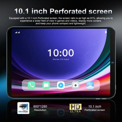 Tab 26 Ultra 10.1 inch 4G LTE Tablet PC, 4GB+64GB, Android 10 MTK6755 Octa Core, AU Plug, AU Plug