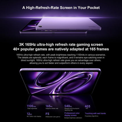 Xiaomi REDMI K Pad 2 8.8 inch, 8GB+256GB, HyperOS 3, MediaTek Dimensity 9500 Octa Core CPU, 8GB+256GB