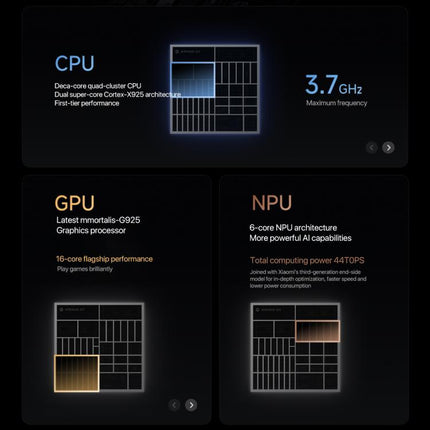 Xiaomi Pad 7 Ultra 14 inch, 12GB+512GB, HyperOS 2, XRING O1 3nm Deca Core CPU