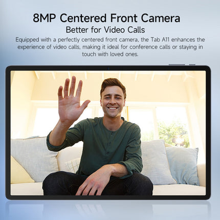 Tableta Ulefone Tab A11, 6 GB + 256 GB, 11 pulgadas, Android 14, Unisoc T620 Octa Core, red 4G, enchufe de la UE, 6 GB + 256 GB
