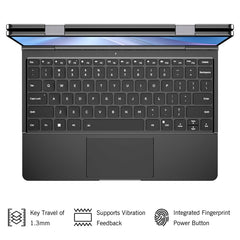 GPD DUO 13.3 inch Dual OELD Laptop, 64GB+2TB, Windows 11 Home AMD Ryzen AI 9 HX 370 12-Core, US Plug, 64GB+2TB Ryzen AI 9