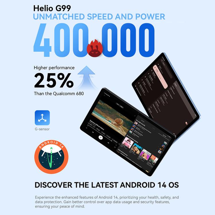 ALLDOCUBE iPlay 60 Pro 4G LTE Tablet PC, 6GB+128GB, 11 inch Android 14 MediaTek Helio G99 Octa Core Support Dual SIM, iPlay 60 Pro