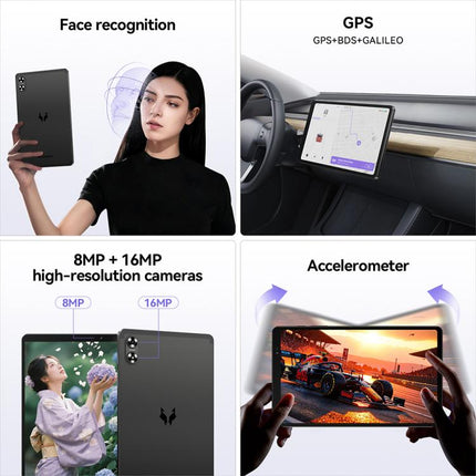 HEADWOLF Fpad6 SE 8.7 inch 4G LTE Tablet PC, 4GB+128GB, Android 16 MT8781 Octa Core Support Dual SIM, Global Version with Google Play, Fpad6 SE
