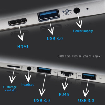 Portátil Yoga con pantalla táctil de 11,6 pulgadas, 6 GB + 1 TB, Windows 11, Intel Celeron N4020 de doble núcleo, enchufe de la UE, 6 GB + 1 TB