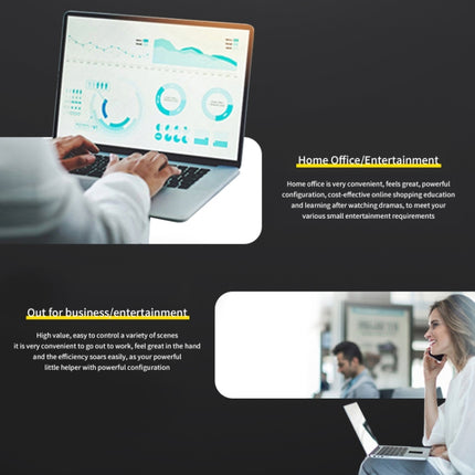 Portátil Yoga con pantalla táctil de 11,6 pulgadas, 6 GB + 1 TB, Windows 11, Intel Celeron N4020 de doble núcleo, enchufe de la UE, 6 GB + 1 TB