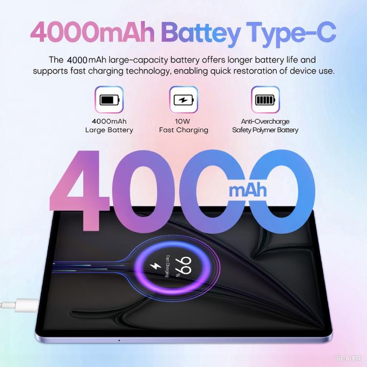 Pad 8 Pro 10.1 inch 4G LTE Tablet PC Combo Set, 4GB+32GB, Android 10 MT6755 Octa Core, with Keyboard / Mouse / Leather Case, AU Plug
