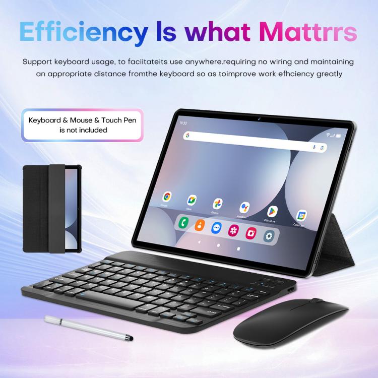 Pad 9 Pro 10.1 inch 4G LTE Tablet PC Combo Set, 4GB+32GB, Android 10 MT6755 Octa Core, with Keyboard / Mouse / Leather Case, EU Plug
