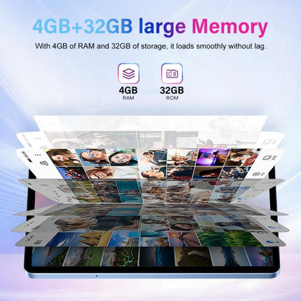 Pad 9 Pro 10.1 inch 4G LTE Tablet PC Combo Set, 4GB+32GB, Android 10 MT6755 Octa Core, with Keyboard / Mouse / Leather Case, UK Plug, UK Plug