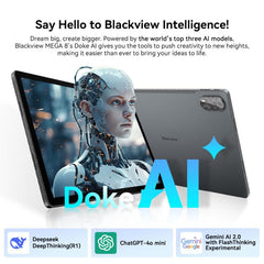 Blackview MEGA 8 Tablet PC, 12GB+512GB, 13 inch Android 15 Unisoc Tiger T620 Octa Core, Network: 4G, Global Version with Google Play