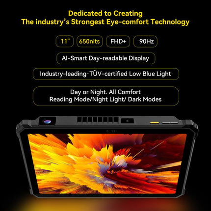 Blackview Active 12 Pro 5G Rugged Tablet, 12GB+256GB, 11 inch Android 15 Dimensity 7300 Octa Core, Global Version with Google Play, 12GB+256GB