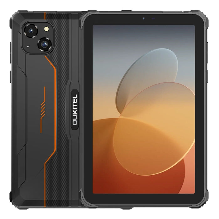 Tableta resistente OUKITEL RT3 Pro con red 4G IP68/IP69K, 4 GB + 128 GB, 8,0 pulgadas, Android 14, MediaTek G81 Octa-Core, compatible con SIM dual, enchufe de la UE, RT3 Pro 4 GB + 128 GB