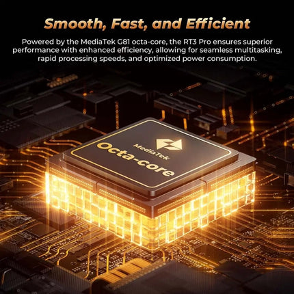 Tableta resistente OUKITEL RT3 Pro con red 4G IP68/IP69K, 4 GB + 128 GB, 8,0 pulgadas, Android 14, MediaTek G81 Octa-Core, compatible con SIM dual, enchufe de la UE, RT3 Pro 4 GB + 128 GB