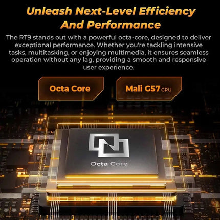 Tableta robusta OUKITEL RT9 4G Network IP68/IP69K, 6 GB + 256 GB, 11 pulgadas Android 14 Unisoc T606 Octa-Core, compatible con SIM dual, enchufe de la UE, RT9 6 GB + 256 GB