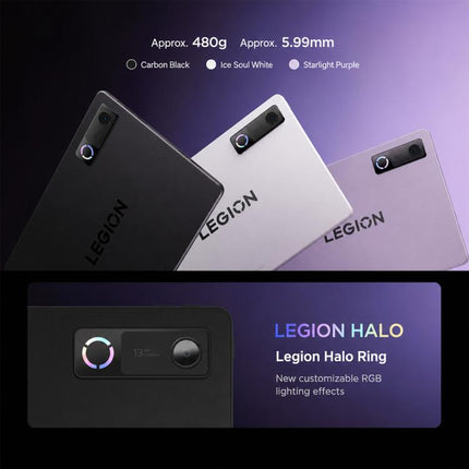 Lenovo LEGION Y900 11 AI Tablet, 11.1 inch Wi-Fi, 12GB+512GB, Android 16, Dimensity 9500s Octa Core, US Plug, 12GB+512GB