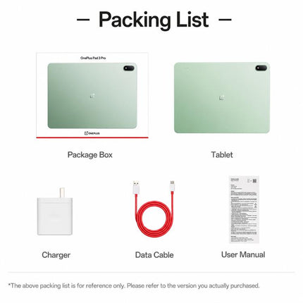 OnePlus Pad 3 Pro 13.2 inch WiFi Tablet PC, 12GB+512GB ColorOS 16 Qualcomm Snapdragon 8 Elite Gen5 CPU, US Plug, 12GB+512GB