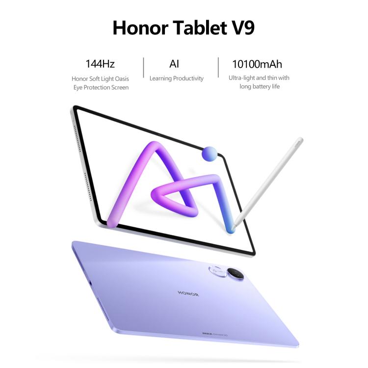 Honor Pad V9 WiFi Tablet PC, 11.5 inch 8GB+256GB MagicOS 9.0 Dimensity 8350 Ultra Octa Core