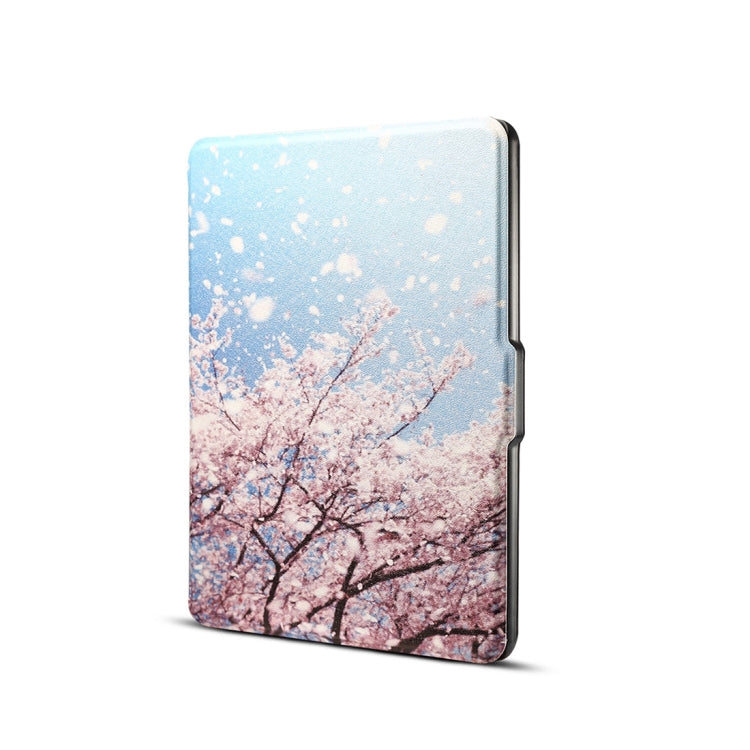 Printed Horizontal Flip PU Leather Protective Case for Amazon Kindle Paperwhite 1 & 2 & 3 with Sleep / Wake-up
