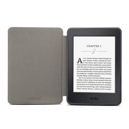 Black Eye Pattern Horizontal Flip PU + TPU Leather Protective Case for Amazon Kindle Paperwhite 4 (2018), with Sleep & Wake-up Function