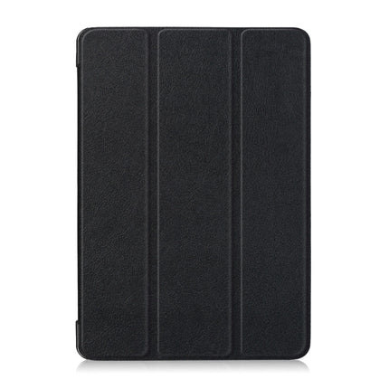 3-folding Custer Texture Deformation Flip Leather Case for Lenovo Tab M10 TB-X605F / X505F