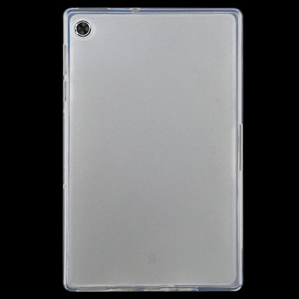For Lenovo Tab M10 Plus 0.75mm Ultrathin Outside Glossy Inside Frosted TPU Soft Protective Case
