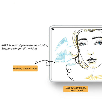 Original Huawei M-Pencil 160mm Stylus Pen + 2 Spare Nibs Set for Huawei MatePad Pro / MatePad