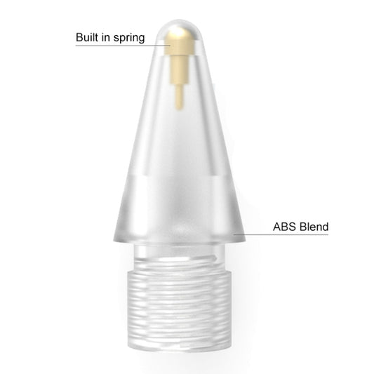 Punta de lápiz óptico de aguja corta con resorte de latón de 7,0 mm para Apple Pencil 1/2, 1 unidad de 7,0 mm