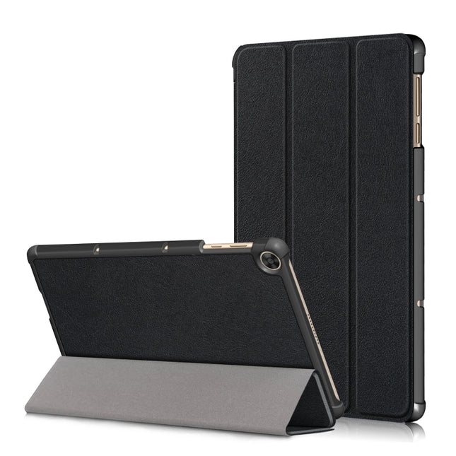 Custer Painted 3-folding Holder Tablet PC Leather Case