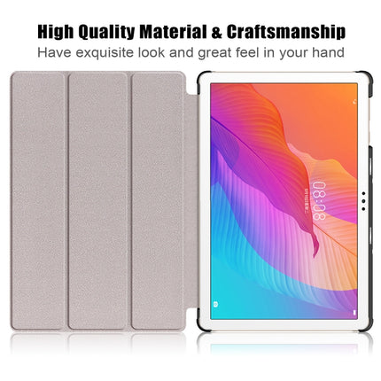 Custer Painted 3-folding Holder Tablet PC Leather Case