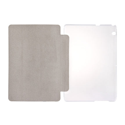 For Huawei  MediaPad T3 10 9.6 inch Silk Texture Horizontal Flip Leather Case with 3-folding Holder, For MediaPad T3 9.6 inch