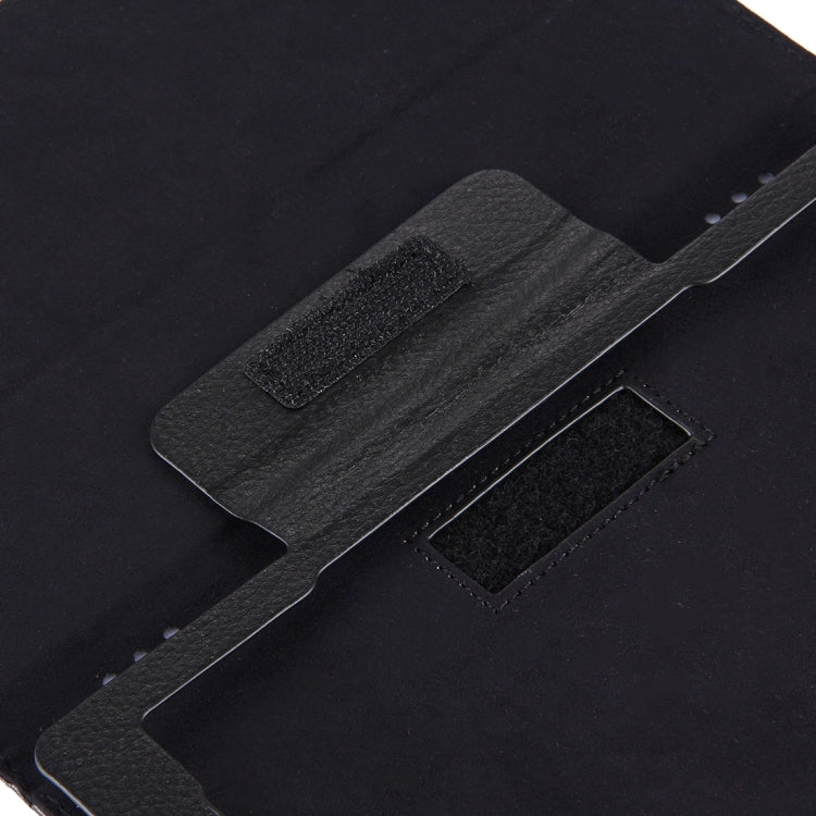 For Amazon Kindle Fire HD8 (2017) Litchi Texture Horizontal Flip Leather Case with Holder