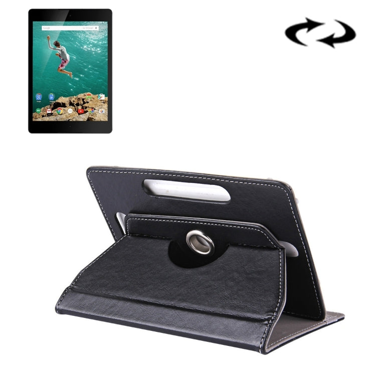 9 inch Tablets Leather Case Crazy Horse Texture 360 Degrees Rotation Protective Case Shell with Holder for ONDA V891w, Ramos i9s Pro & Win8, Colorfly i898W & i898A