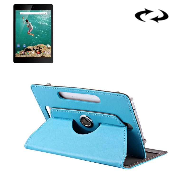 9 inch Tablets Leather Case Crazy Horse Texture 360 Degrees Rotation Protective Case Shell with Holder for ONDA V891w, Ramos i9s Pro & Win8, Colorfly i898W & i898A