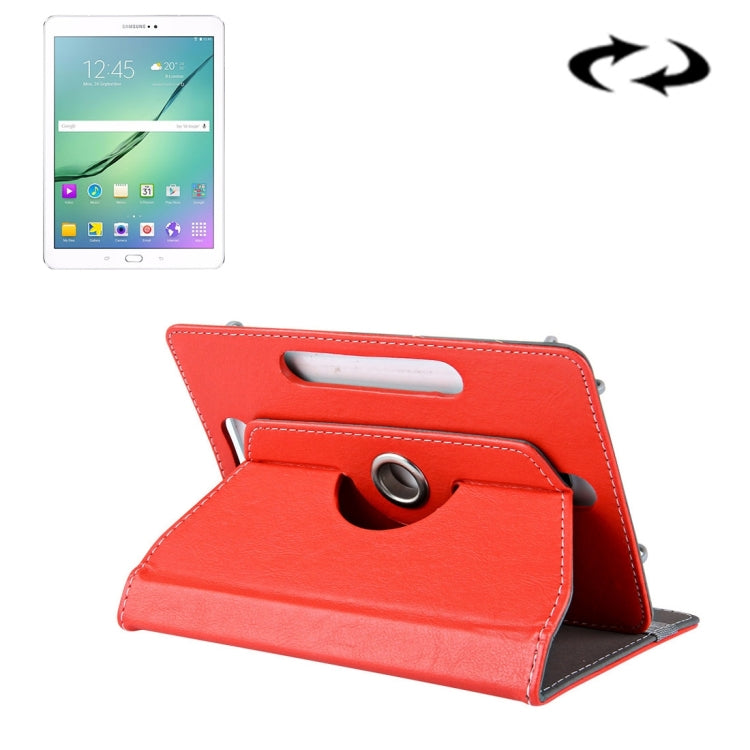 10 inch Tablets Leather Case Crazy Horse Texture 360 Degrees Rotation Protective Case Shell with Holder for Asus ZenPad 10 Z300C, Huawei MediaPad M2 10.0-A01W, Cube IWORK10